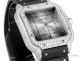 THB Factory Cartier Ice Out Santos Swiss Watches Gray Gradient Dial 39.8mm Men Gift (9)_th.jpg